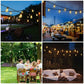 ✨ 50% OFF NOW! 🎀 Waterproof Solar Powered LED Outdoor String Lights – 8 Lighting Modes, Dusk-to-Dawn Sensor & Patio Ready 🌿