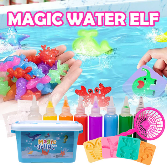 🔥HOT SALE - 49% OFF🎄Magic Water ELF, Children Handmade Aqua Gel Sensory Toy Set🐟