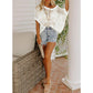 💥This Week's Special Price-50% OFF⏳Womens Summer Scoop Neck ShortSleeve Sweater Casual Crochet Hollow Out Knit Top