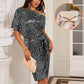 💃Last Day Sales - 50% OFF🎉Women's One Shoulder Sequin Sparkling Party Club Dress✨