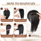 🔥2025 Hot Sale🔥Natural Hair Toppers with Bangs for Women🛒BUY 2 FREE SHIPPING