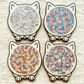 🎃Second Item Half Price!🐱135-Piece Cat-Shaped Wooden Jigsaw Puzzle – Unique Cat Pieces & Gift Box