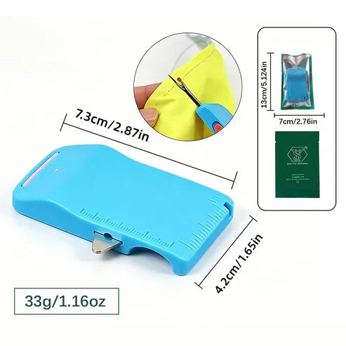 🧵 LIMITED TIME - Buy 1 Get 1 Free ✨ Sewing Seam Guide & Ripper – 3-in-1, Precise, Portable ✂️