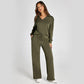 🔥LAST DAY SALE 60% OFF👍✨Women's 2 Piece Sets Outfits Casual Long Sleeve Sweatsuits Sets