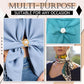 Netherlshop®✨ French Elegant Coat Scarf Buckle (50% discount) – Elegance at your fingertips!