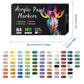 🎃Halloween Deal 50% OFF!🎨2-in-1 Acrylic Paint Markers – Two Colours per Pen, 24–96 Colours