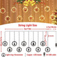 Christmas 3D Curtain String Lights