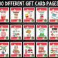 🎅✨The Ultimate Christmas Gift Card Book📚Hardcover-♻️Free PDF Included!