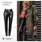 ⏳Retro workwear styling ⏰Women's Trendy Long-Sleeve Hooded Jacket and Leather Leggings