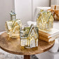 Illuminated Mercury Glass Village