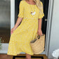 Polka Dot A-Line Dress – Lightweight & Breathable