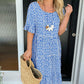 Polka Dot A-Line Dress – Lightweight & Breathable