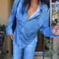 🌙 Denim Dreams Pajama Set – Cozy Fit, Soft Denim‑Look Loungewear for All Night Comfort 🌟
