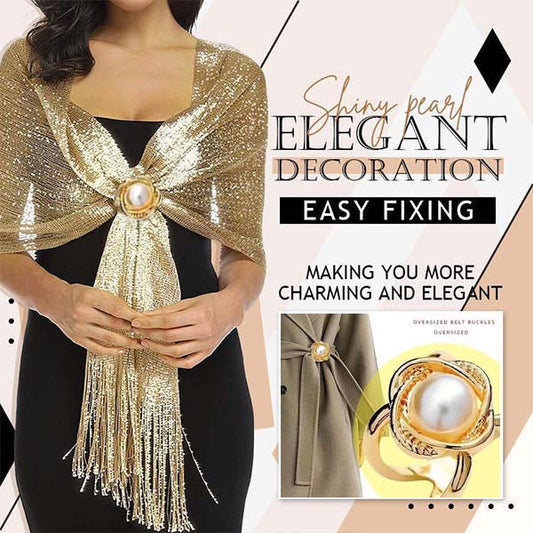 Netherlshop®✨ French Elegant Coat Scarf Buckle (50% discount) – Elegance at your fingertips!