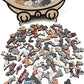 🎃Second Item Half Price!🐱135-Piece Cat-Shaped Wooden Jigsaw Puzzle – Unique Cat Pieces & Gift Box