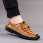 Aviator Wrapped Toe Hollow Leather Sandals👞