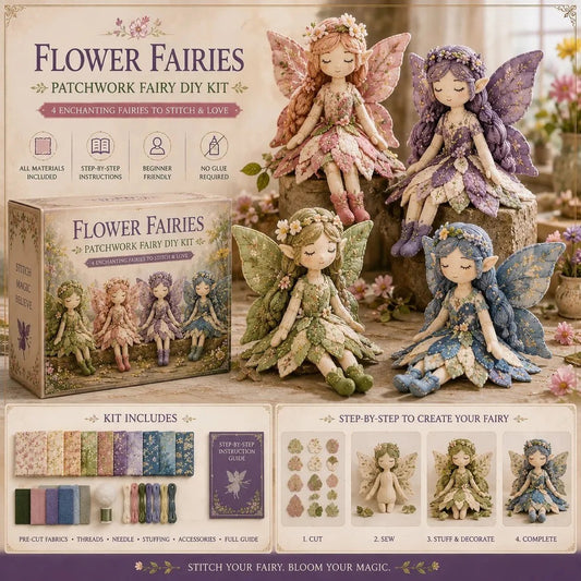 🔥LAST DAY 55% OFF🧵Fairy Patchwork DIY Collection