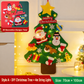 50% OFF!🎄DIY Felt Christmas Tree for Kids – 32 Reusable Ornaments + Fairy Lights