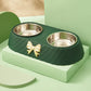 📢📢50% OFF !! ⏰Stainless Steel Detachable Double Pet Bowl