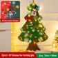 50% OFF!🎄DIY Felt Christmas Tree for Kids – 32 Reusable Ornaments + Fairy Lights