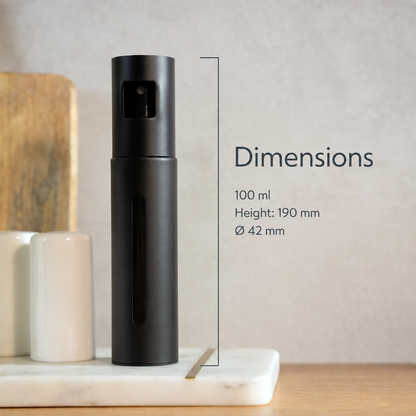 ❄️Summerfresh 50% OFF!🥗Precision Oil Sprayer – 100ml Refillable Glass & Metal Fine-Mist Sprayer for Air Fryers, Roasting & BBQ