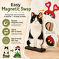 ❄️Summerfresh 50% OFF!❤️Interchangeable Magnetic Wooden Friend – Year-Round Seasonal Shelf Decor