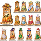 ❄️Summerfresh 50% OFF!❤️Interchangeable Magnetic Wooden Friend – Year-Round Seasonal Shelf Decor
