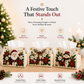 🎄Beaded Christmas Tissue Box Cover – Santa, Snowman & Reindeer Designs