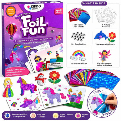 Foil Art Fun Craft Activity Set