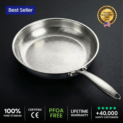 🎃Halloween Deal 50% OFF!🍳100% Pure Titanium Pan For A Toxin-Free Kitchen