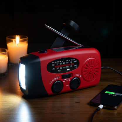 🎃Halloween Deal 50% OFF!📻Solar & Hand-Crank Emergency Radio – AM/FM, Torch, SOS & Backup Power