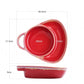 🎃Halloween Deal 50% OFF!🥣Oven-Safe Ceramic Soup & Side Bowl – Divided Serving Dish with Handle