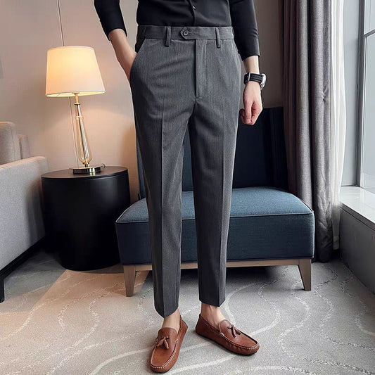 🎁Hot Sale 49% OFF⏳Solid Color Slim Fit Formal Pants — Free shipping for two pieces