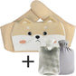 ❄️Summerfresh 50% OFF!🧸Wearable Hot Water Bottle Belt with Plush Cover – 900ml Refillable Heat Wrap