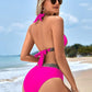 🔥Last Day Promotion 50% OFF🔥Sexy V-neck Women's Holiday Swimsuit With Wavy Pattern