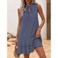📢📢40% OFF !! ⏰Women’s Geometric Print Bow Dress – Stylish, Elegant & Effortlessly Chic ✨👗