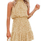 ⏰Hot Sale 49% Off💃2025 New Summer Halter Neck Pleated A Line Dress