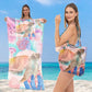 2-in-1 Convertible Beach Towel & Drawstring Backpack