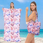2-in-1 Convertible Beach Towel & Drawstring Backpack