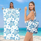 2-in-1 Convertible Beach Towel & Drawstring Backpack