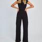 ✨Belted Wide-Leg Jumpsuit – Sleeveless Elegant Office Style