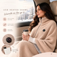 🎃Halloween Deal 50% OFF!❄️USB-Powered Heated Shawl – 3 Heat Settings, Zip Closure & Overheat Protection