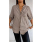 Cotton V-neck Sequin Mid-sleeve Casual Top (Buy 2 Free Shipping)