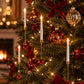 50% OFF!🎄Hanging LED Christmas Tree Candles – Magical Flickering Glow with Remote & Timer