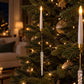 50% OFF!🎄Hanging LED Christmas Tree Candles – Magical Flickering Glow with Remote & Timer