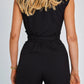 ✨Belted Wide-Leg Jumpsuit – Sleeveless Elegant Office Style