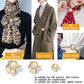 Netherlshop®✨ French Elegant Coat Scarf Buckle (50% discount) – Elegance at your fingertips!