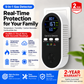 4-in-1 CO & Combustible Gas Monitor – Real-Time Gas, Temperature & Humidity Display
