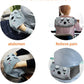 ❄️Summerfresh 50% OFF!🧸Wearable Hot Water Bottle Belt with Plush Cover – 900ml Refillable Heat Wrap