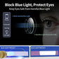 ⏳LAST DAY SALE ONLY￡9.99!!🔥Frameless Blue Light Blocking Glasses – Ultra-Light Titanium Build, Anti-Glare Lens 👓